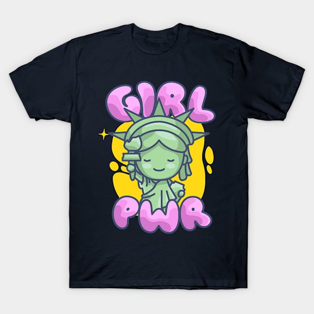 Girl Power T-Shirt by Atomartanddesigns